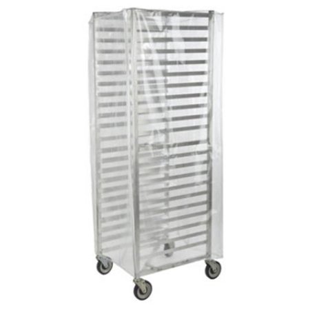 FOCUS FOODSERVICE FocusFoodService FBRCNF 24 in. x 28.5 in. x 62.5 in. Full-Size Nylon Bakery Rack Cover FBRCNF